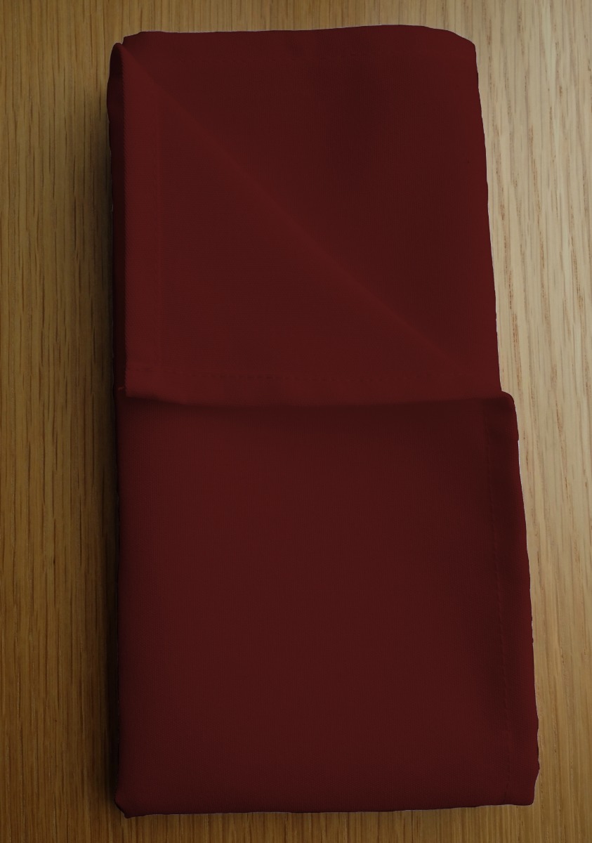 Vermillion Burgundy Napkins