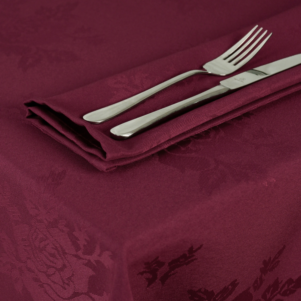 Burgundy sales table cloth
