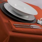 Burnt Orange Tablecloths Linens Weave 