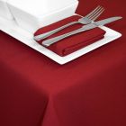 Cranberry Red Tablecloths