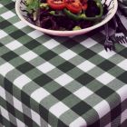 Verde Green Gingham Tablecloths 