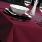 Burgundy Natural Weave Tablecloths