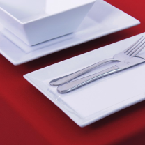 Post Box Red Tablecloths Style Bistro