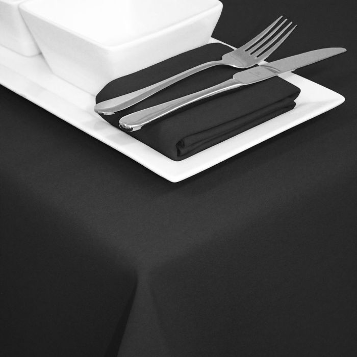 black rectangular tablecloths