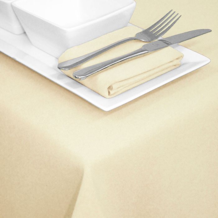 vanilla ivory rectangular tablecloths 