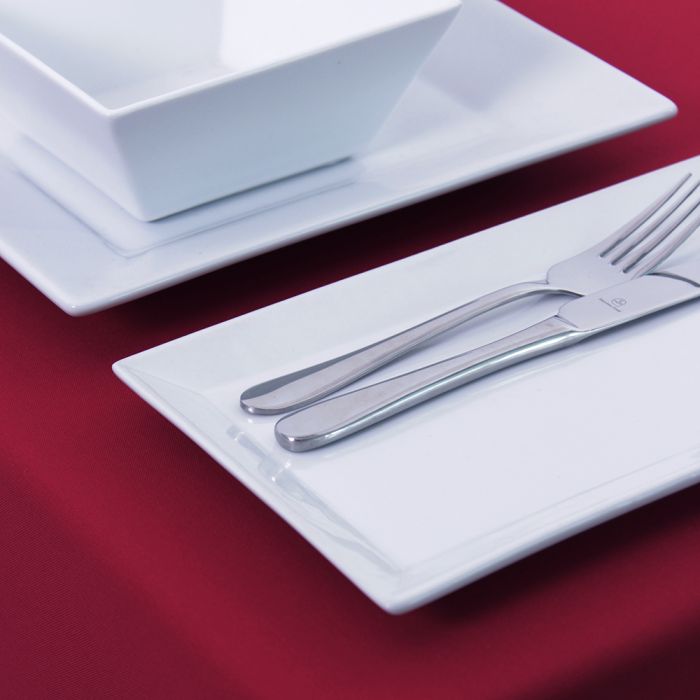red tablecloths