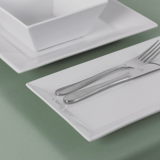 Gun Metal Grey Tablecloths Style Bistro