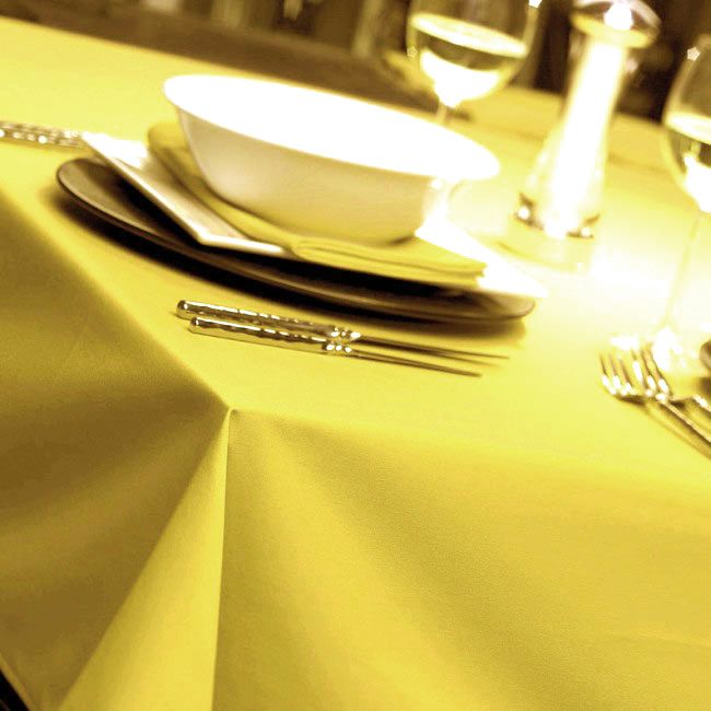 Yellow Tablecloths Natural Weave