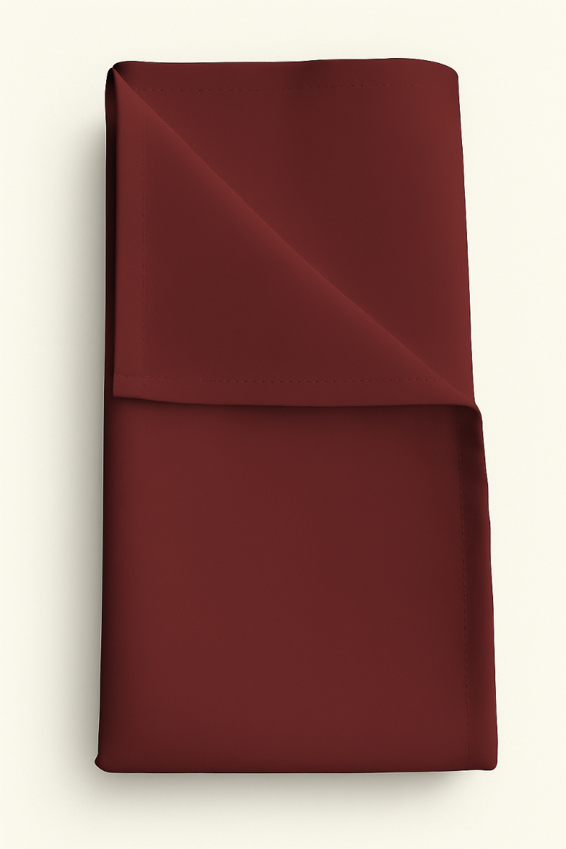 Vermillion Burgundy Napkins