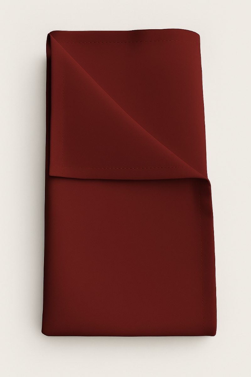 Vermillion Burgundy Napkins