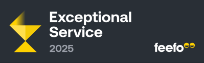 Feefo Exceptional Service Award 2025