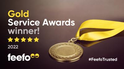 Feefo Gold Trust Award 2022