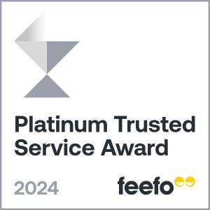 Feefo Platinium Trusted Award 2024