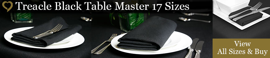Treacle Black Table Master Tablecloths