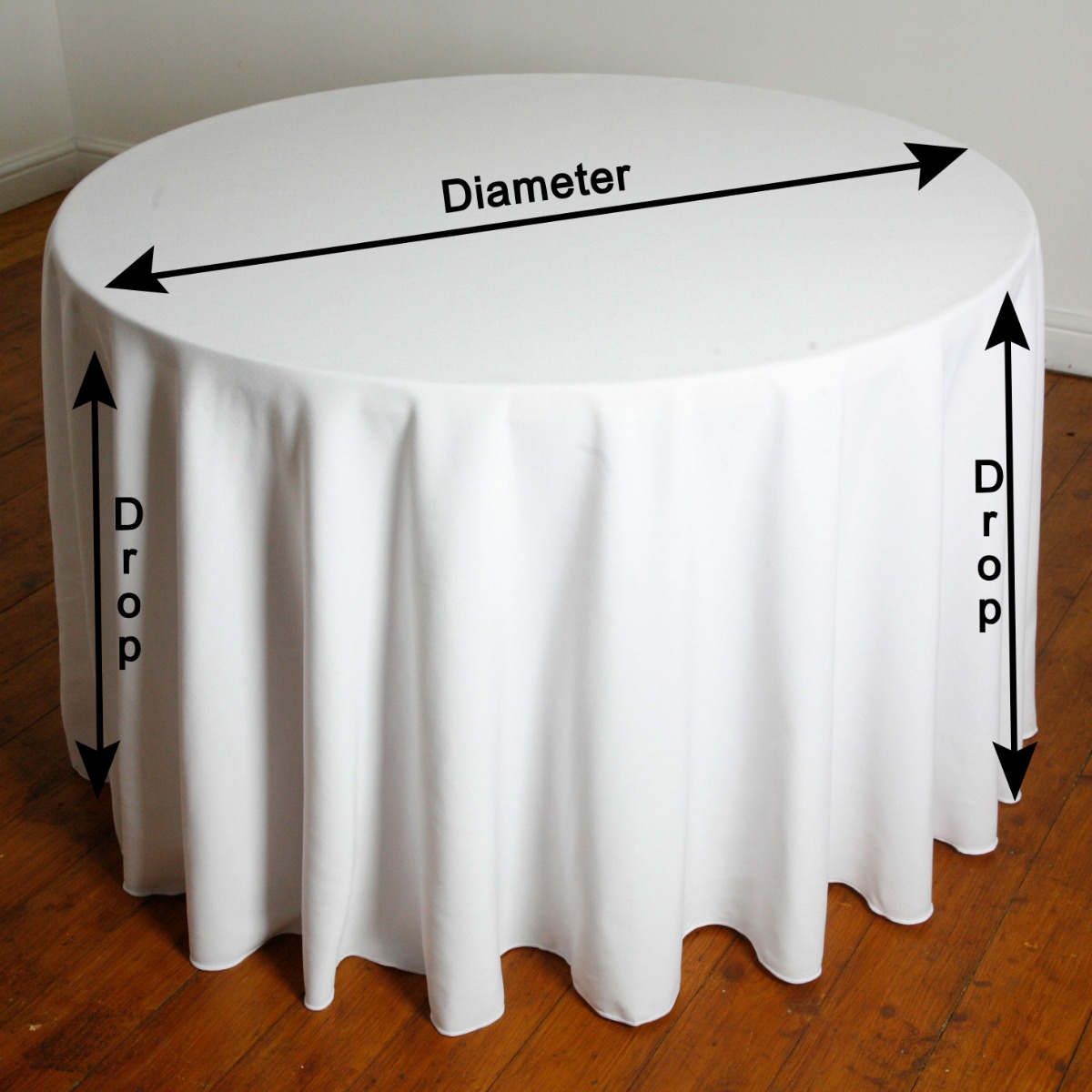 Tablecloths Size Guide Information 