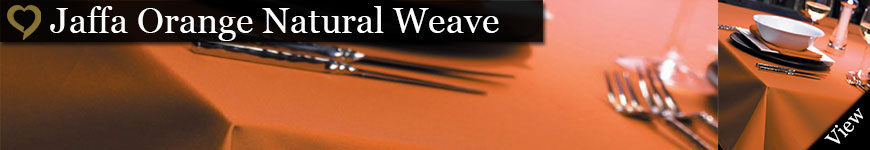 Orange Natural Weave Tablecloths