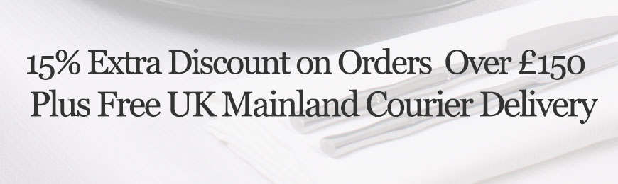 15% Discount On Orders Over £150.00