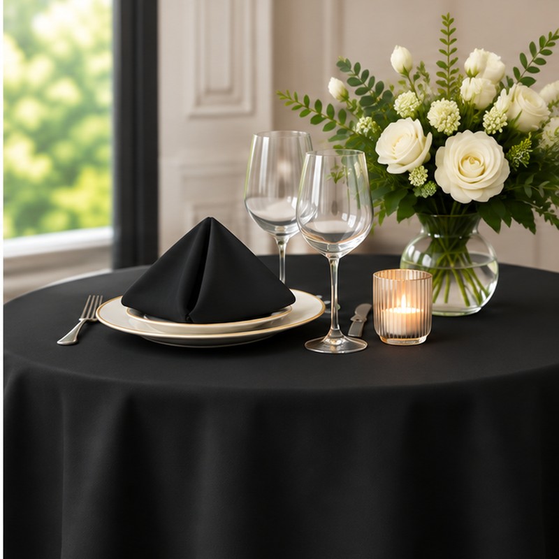 Treacle Black Table Master tablecloth